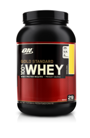 ON 100 % Whey protein Gold standard 2lb (907г) - banana cream