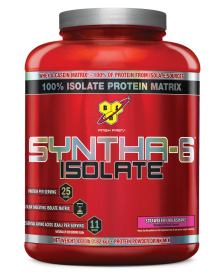 BSN Syntha-6 ISOLATE 4lb (1814г) - strawberry milkshake